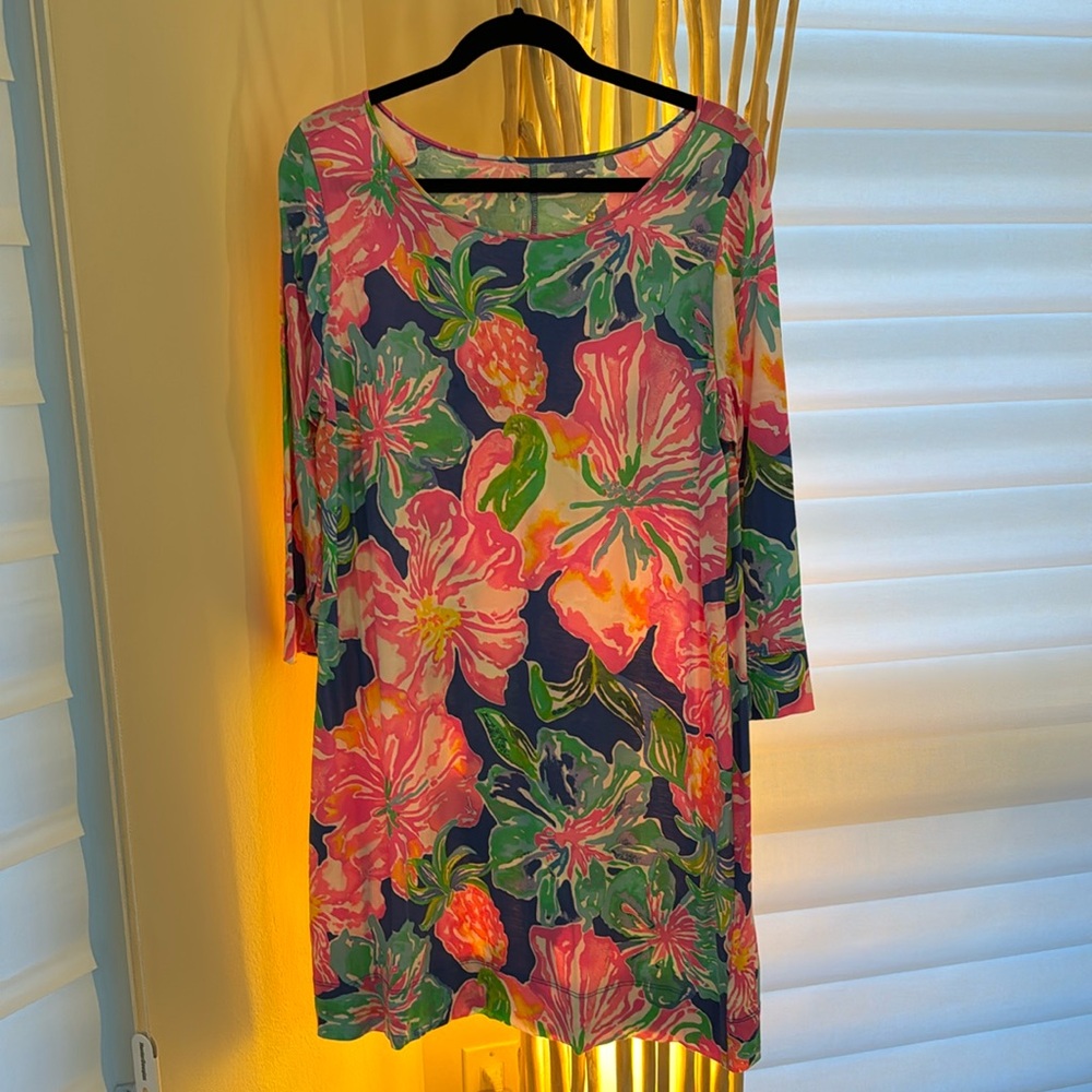 Lilly Pulitzer three-quarter sleeve cotton dress size XL